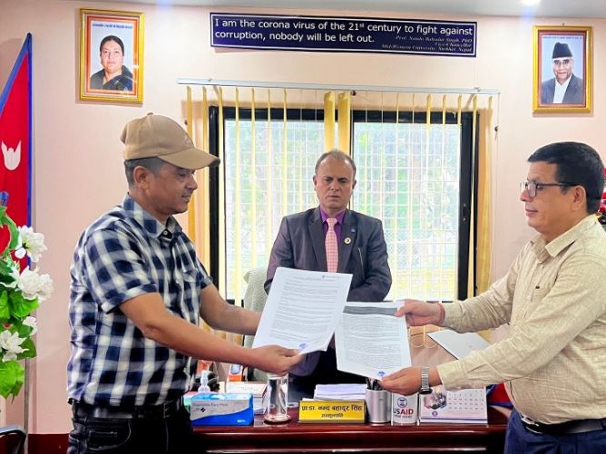 एमयू र सेभ द चिन्ड्रेनबीच सम्झौतामा हस्ताक्षर 